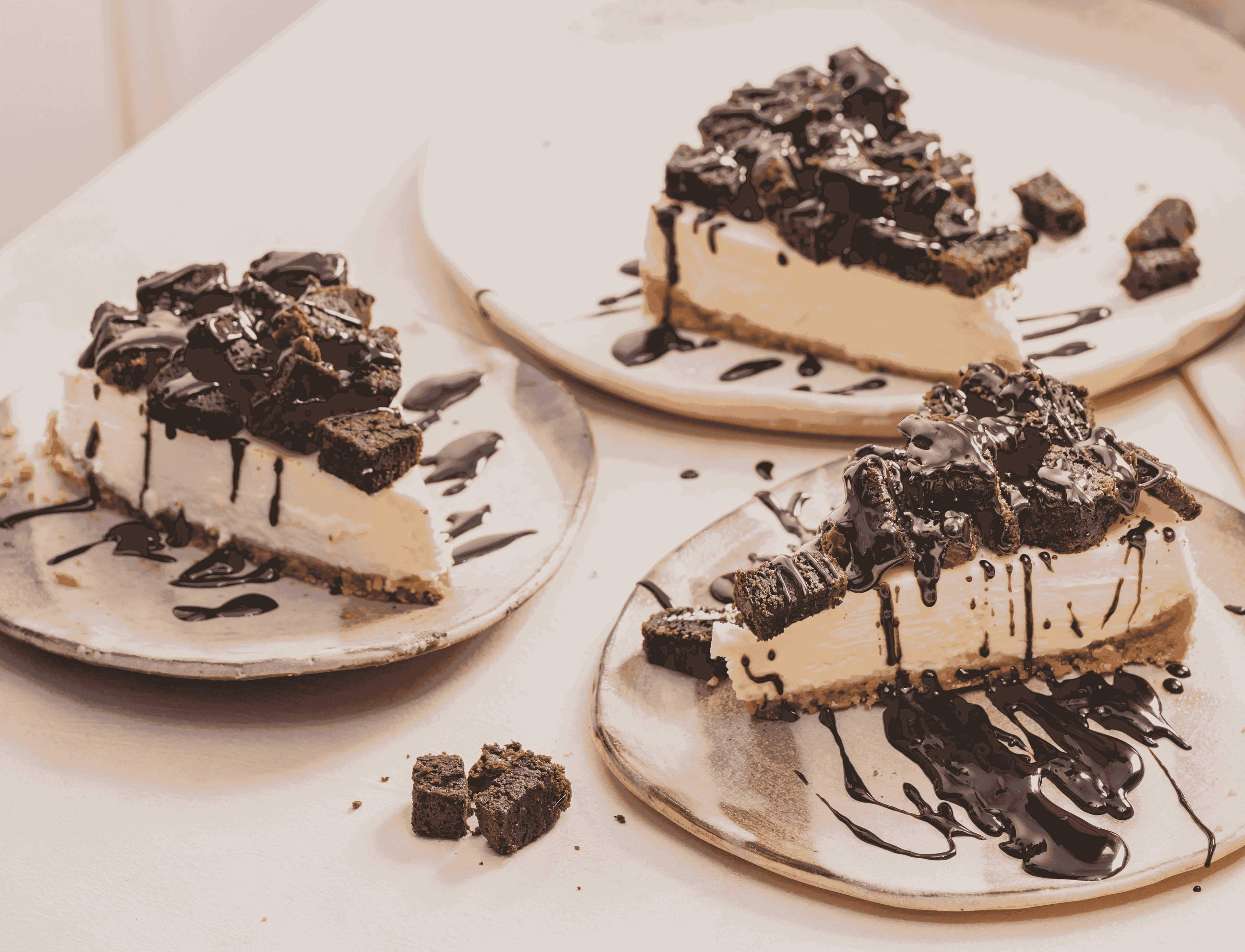 Brownie Cheesecake Slice