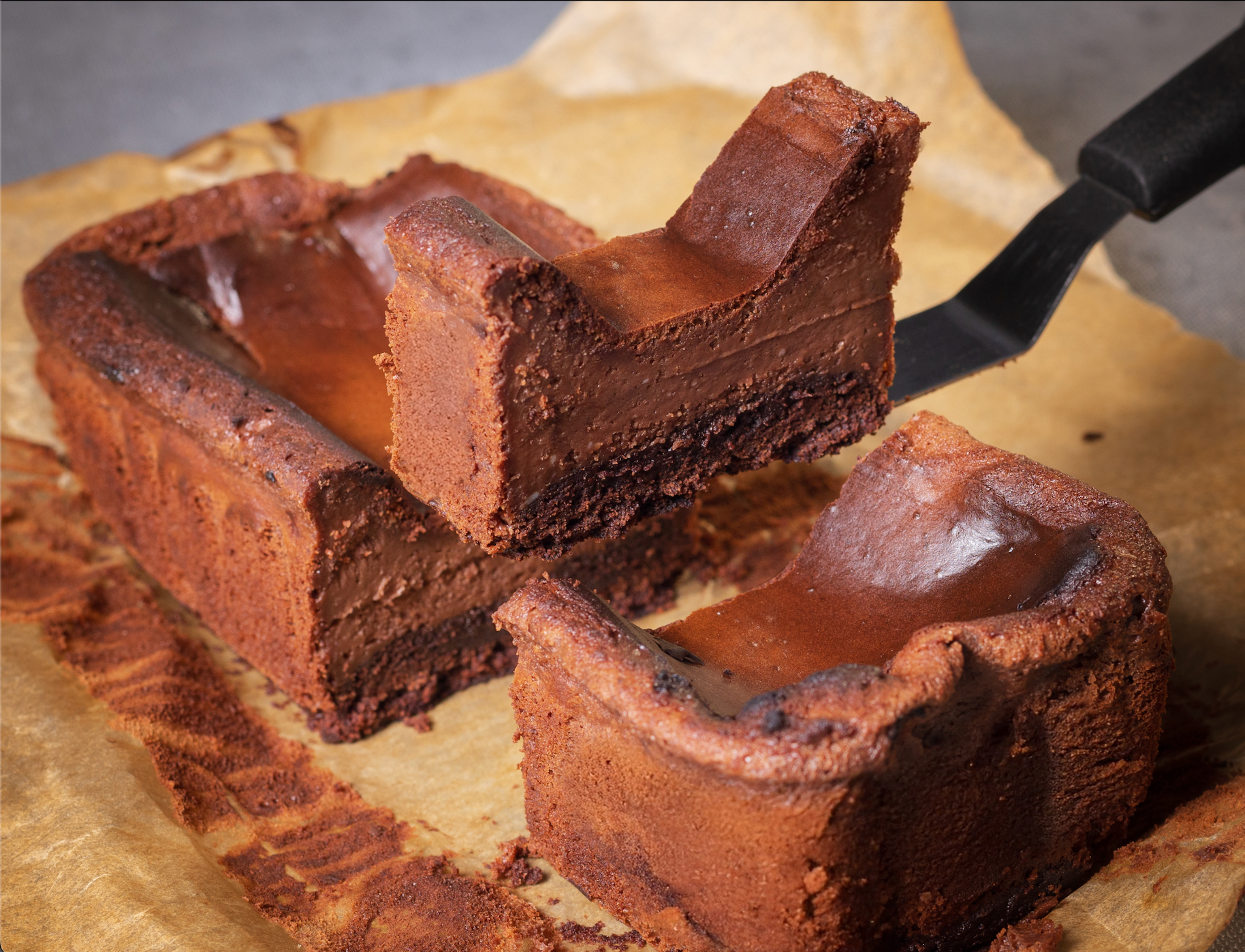 Chocolate Brownie Basque Cheesecake