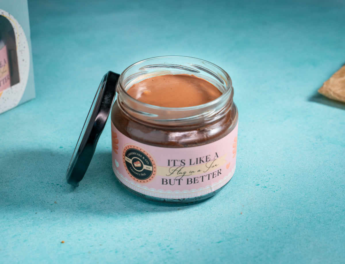 Belgian chocolate mousse jar