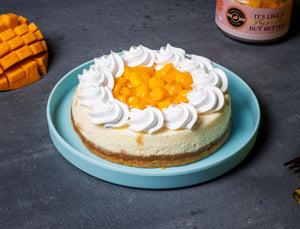 Mango Baked Cheesecake