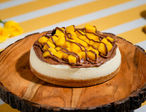 Mango Nutella Cheesecake