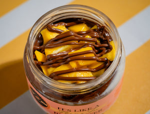 Mango Nutella Cheesecake Jar