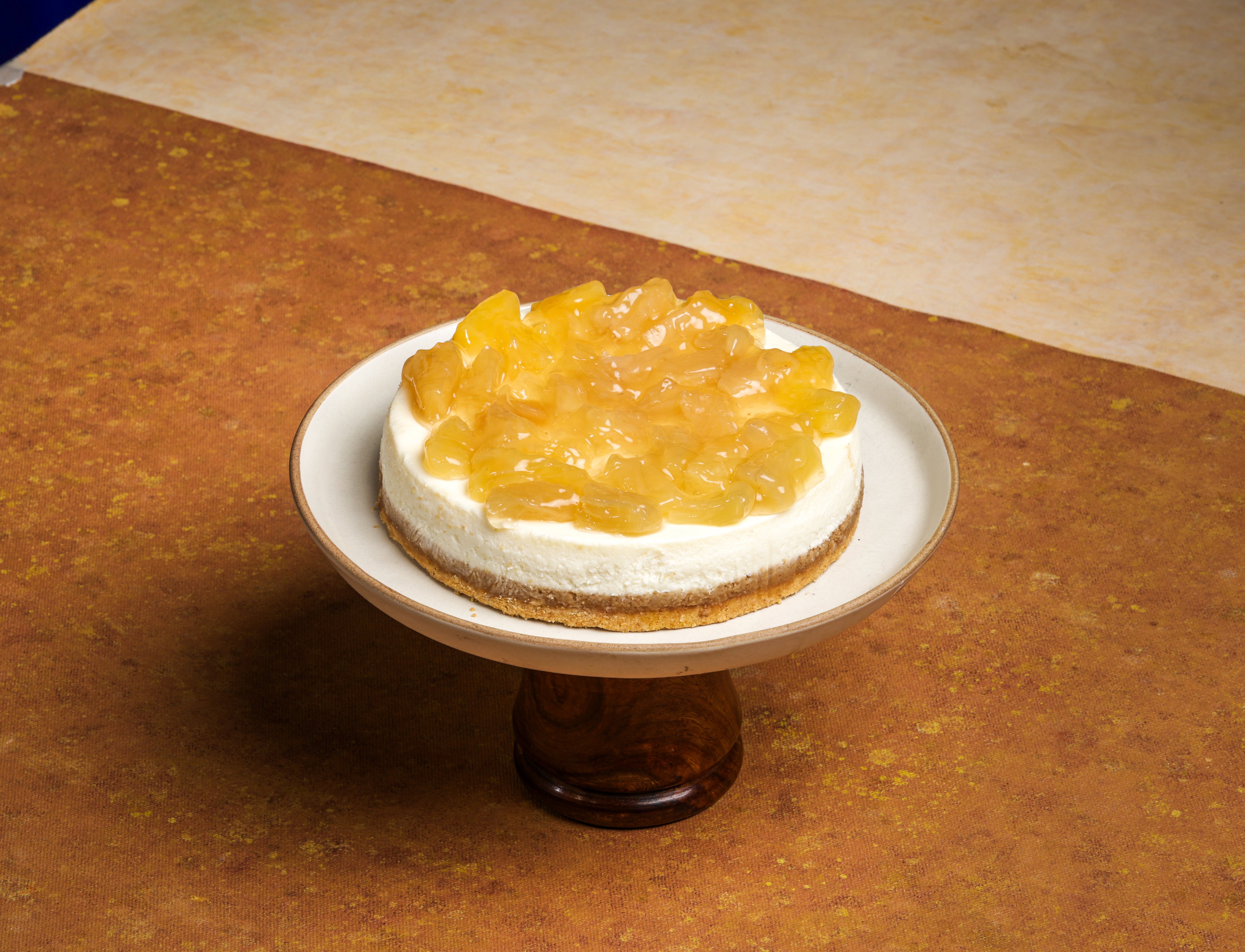 Pineapple Baked Cheesecake