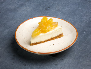 Pineapple Baked Cheesecake Slice